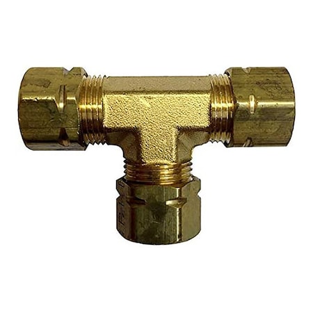 Uflex Usa Uflex-Fitting 3/8in Tube Compression Hose Fittings UNION T